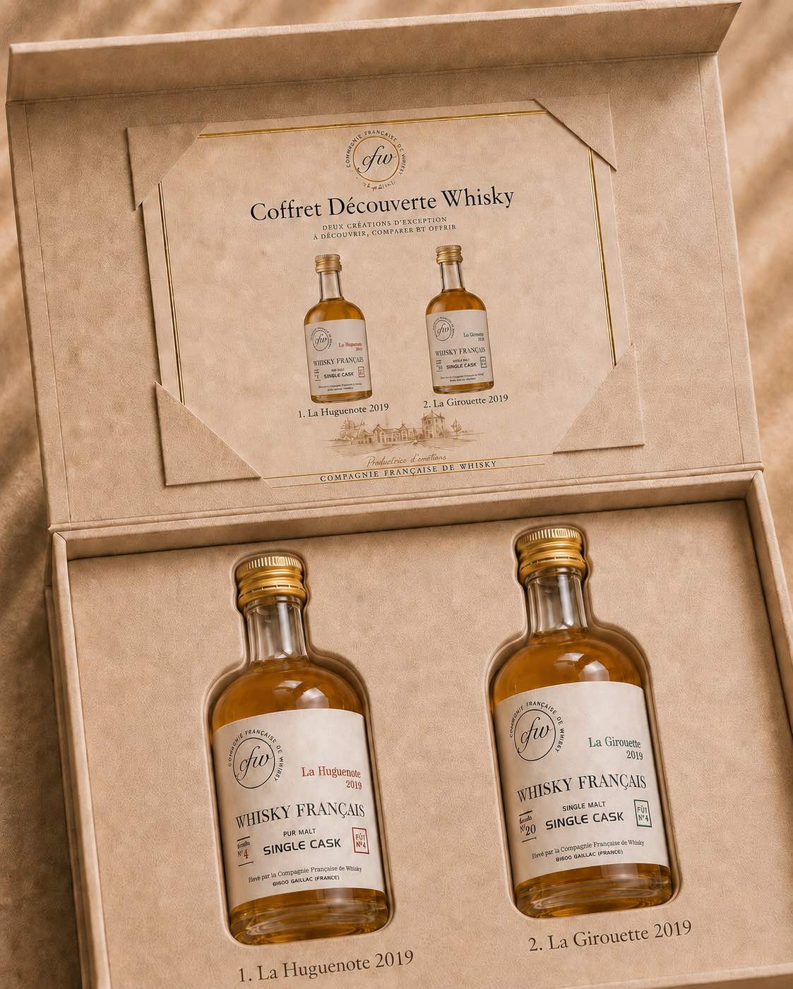Coffret Découverte Whisky — 2 × 5 cl