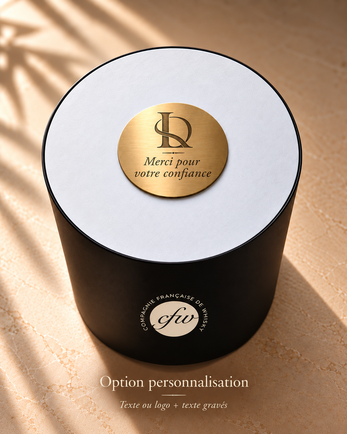 Coffret Premium CFW personnalisable avec médaillon gravé