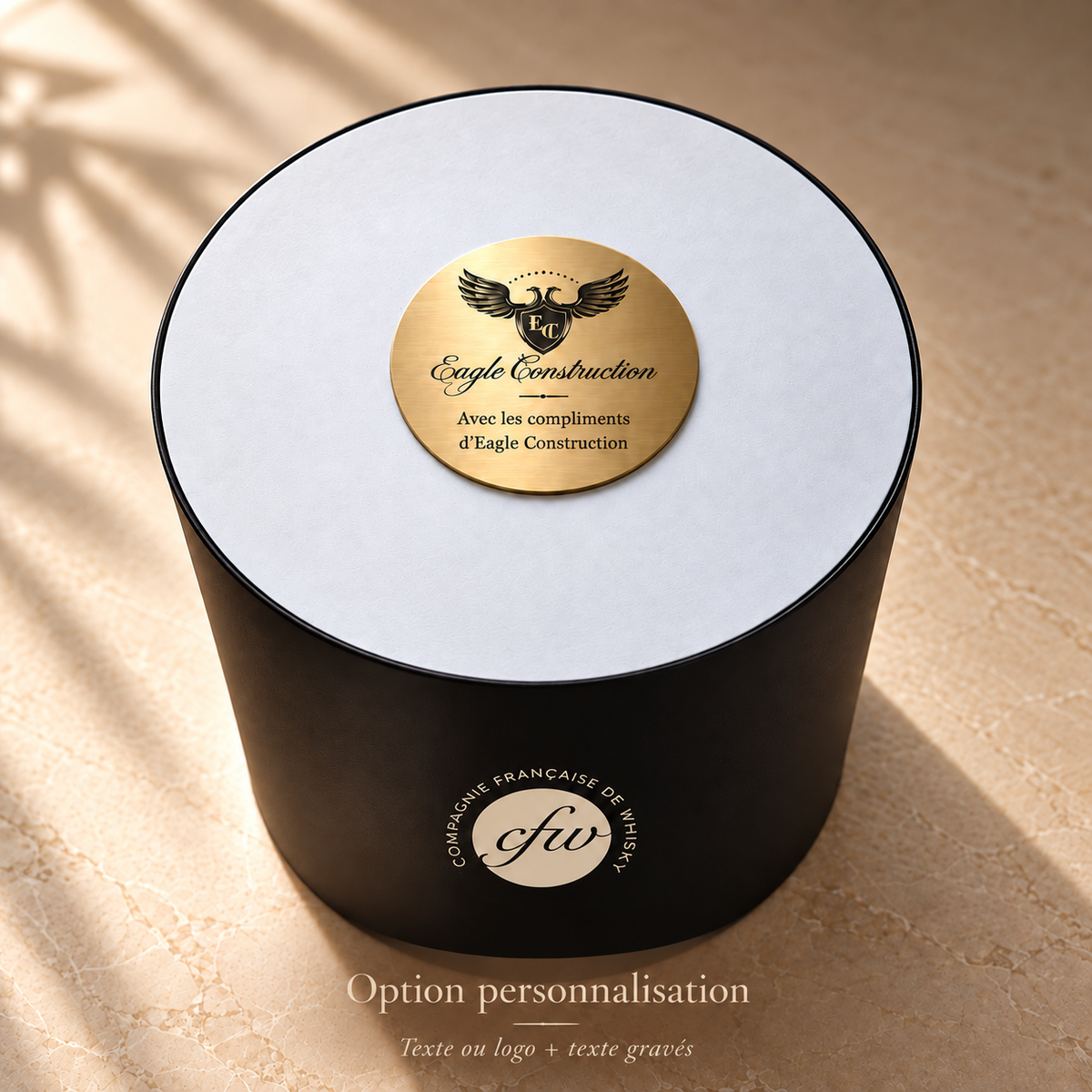 Coffret Premium CFW personnalisable avec médaillon gravé