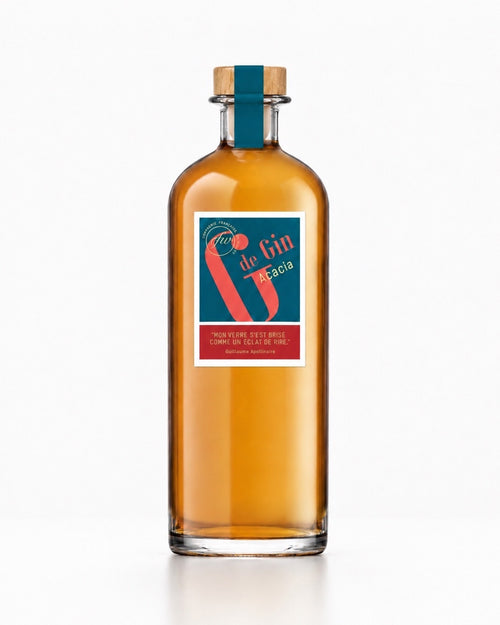 Bouteille G de Gin Acacia bio français 70 cl à 55% vol. de la Compagnie Française de Whisky