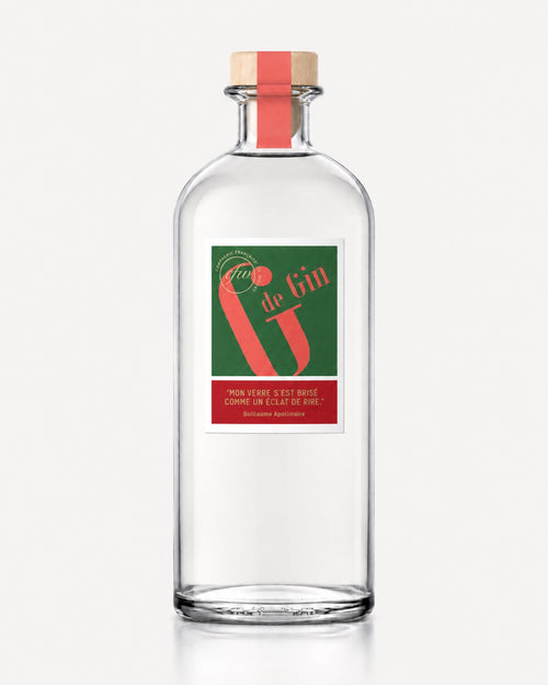 Bouteille G de Gin bio français 70 cl à 55% vol. de la Compagnie Française de Whisky